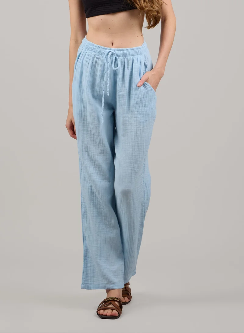 جاست نيتشر سراويل مستقيمة الساق بقصّة مريحة